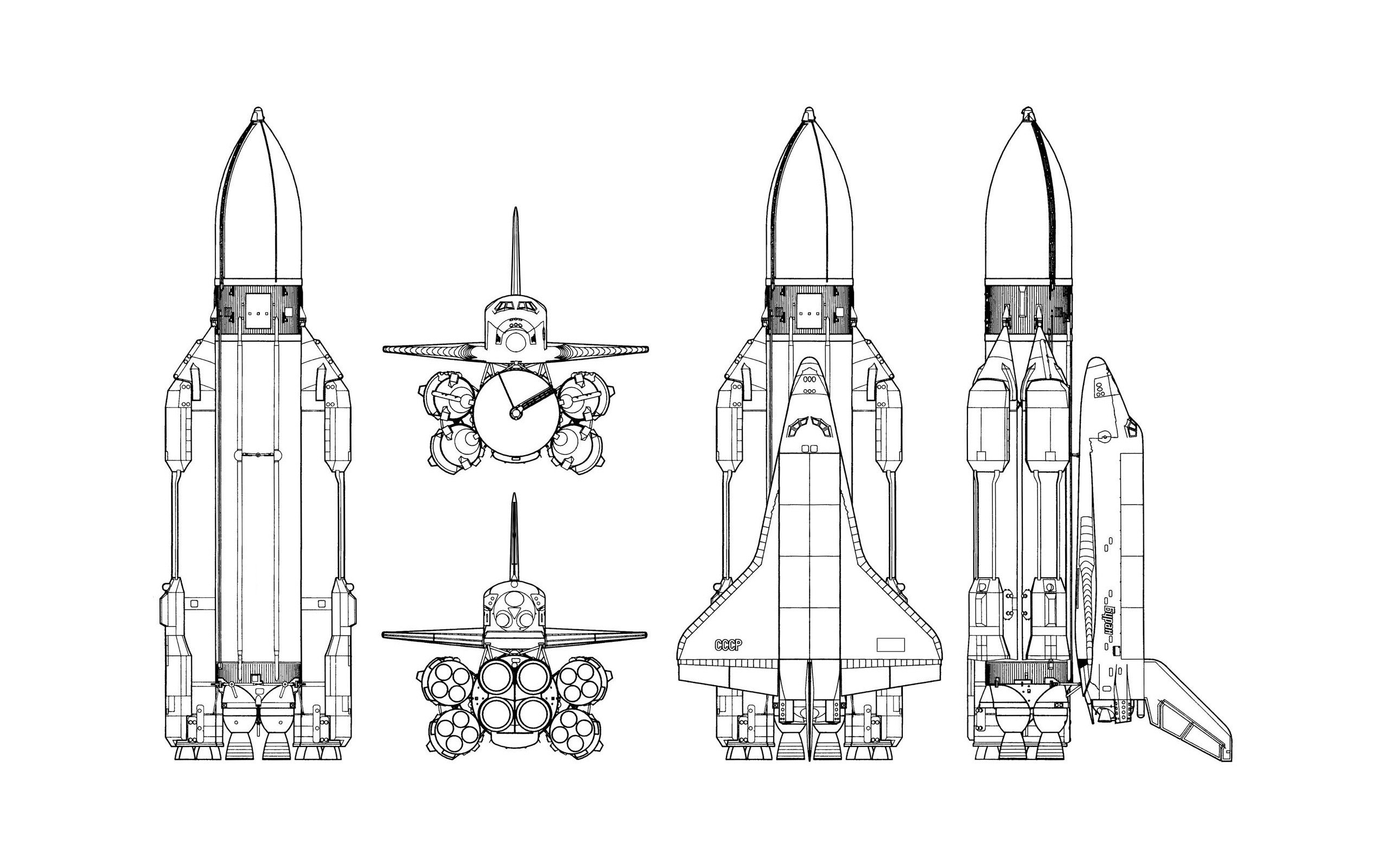 space shuttle, USSR, Rockets, Simple background, Schematic, Buran Wallpaper
