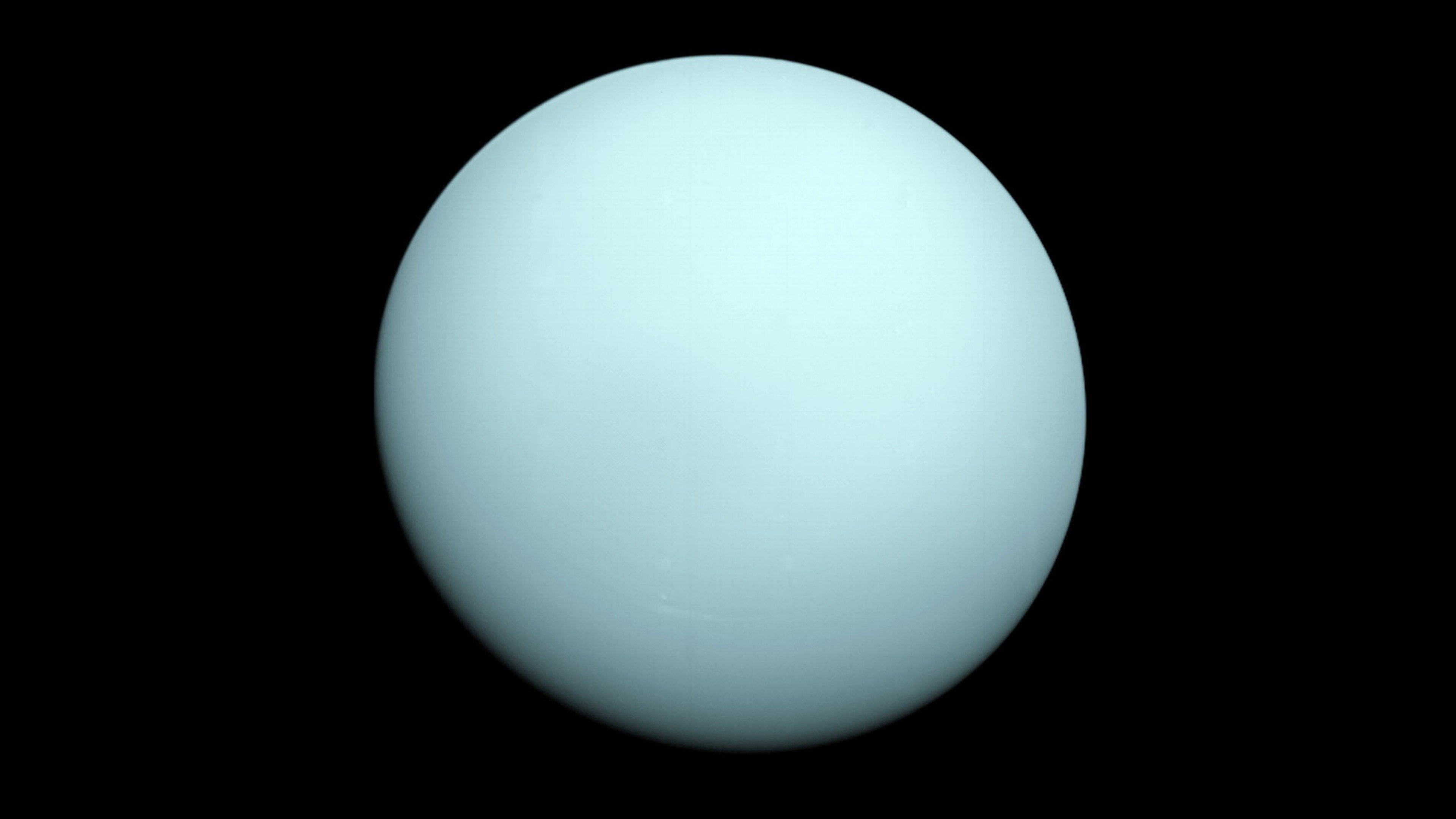 Uranus, Space, Minimalism Wallpaper