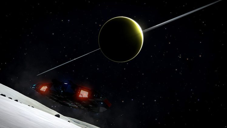 Elite: Dangerous, Space, Spaceship, Planet, Asteroid HD Wallpaper Desktop Background