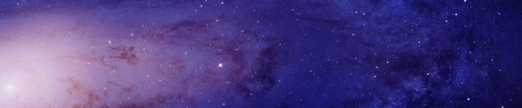 Andromeda, Galaxy, Space, Stars, Closeup, Multiple display, Triple screen HD Wallpaper Desktop Background