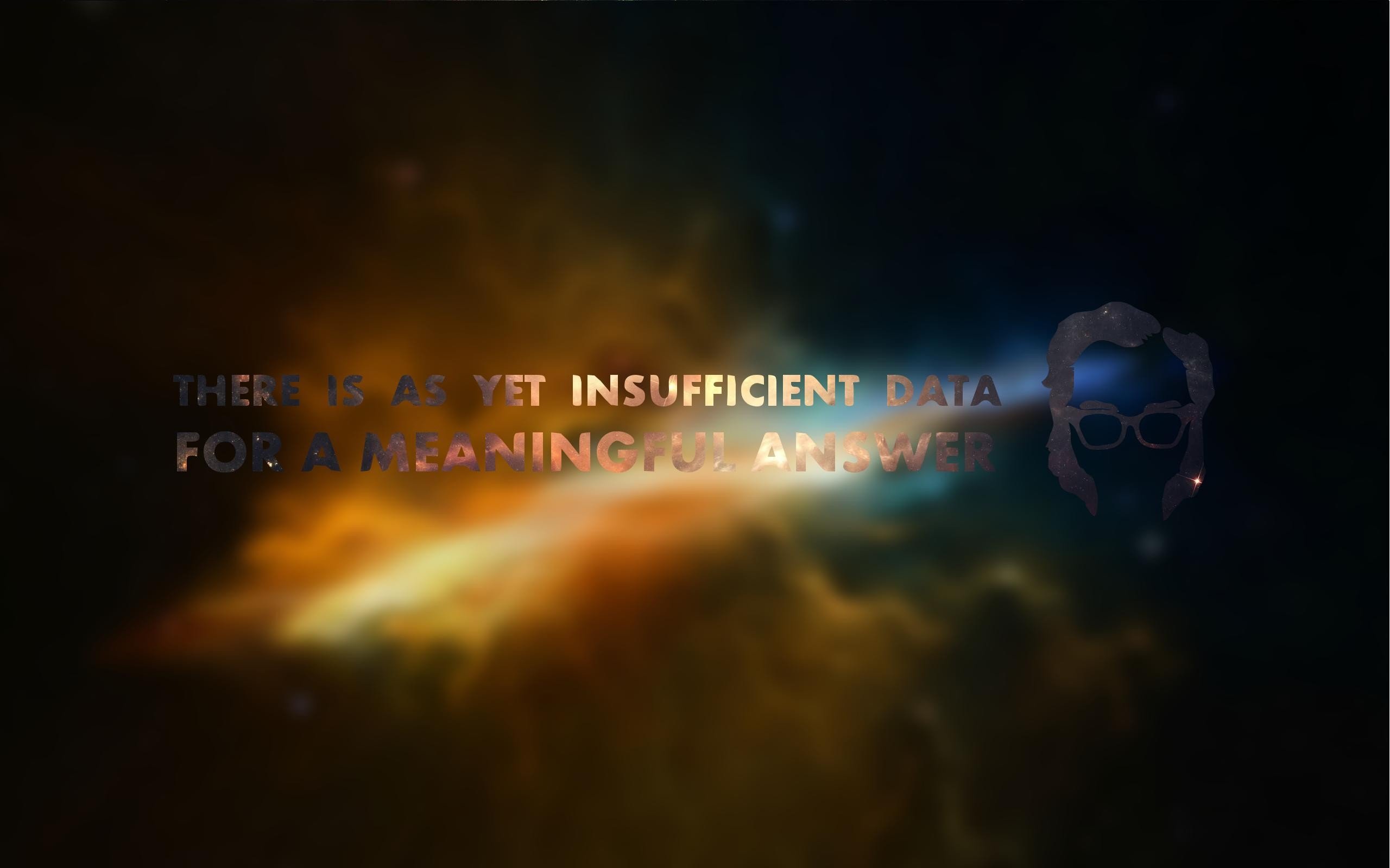 Isaac Asimov, Space, Blurred, Typography Wallpaper