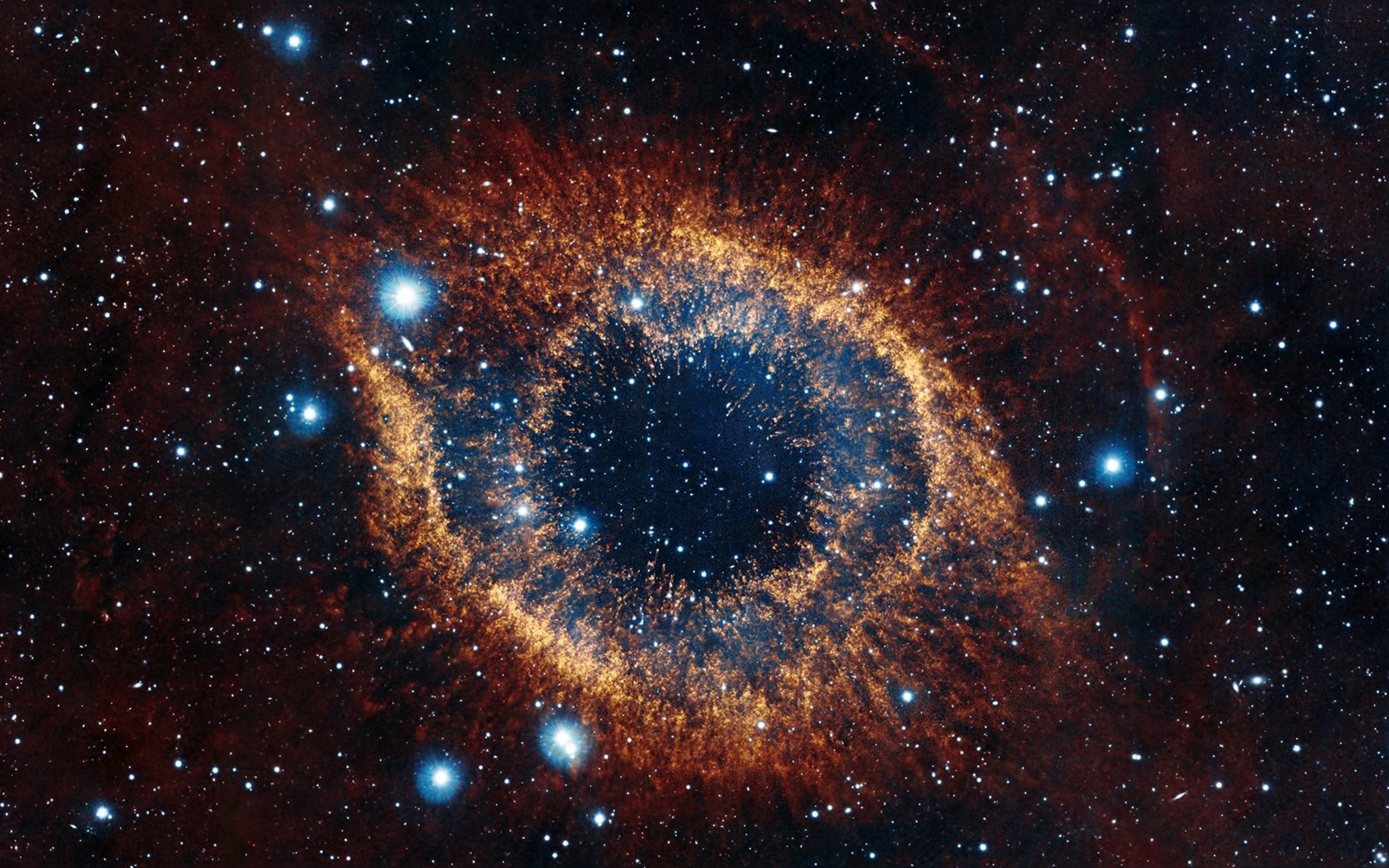 space, Stars, Helix nebula Wallpaper