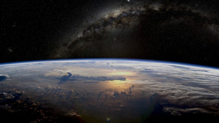 Earth, Space, Milky Way HD Wallpaper Desktop Background