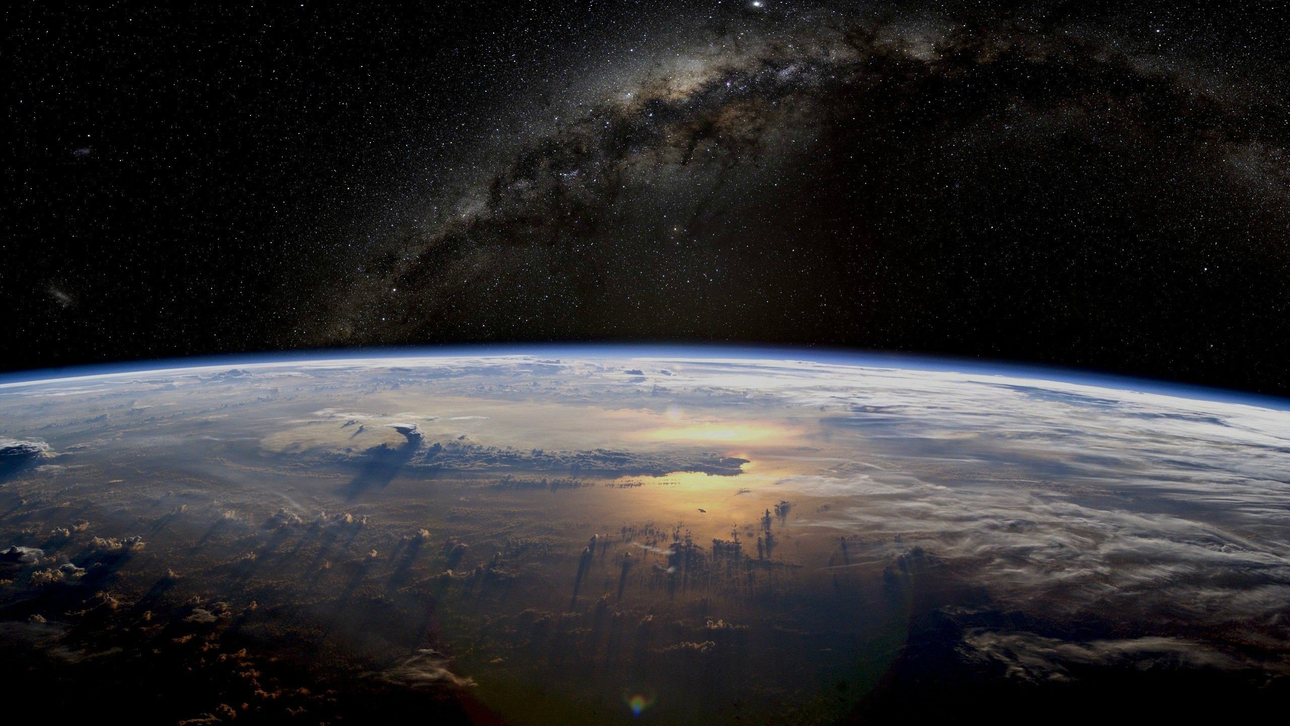Earth, Space, Milky Way Wallpaper