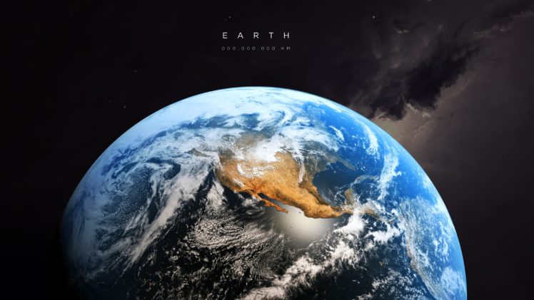 space art, Earth HD Wallpaper Desktop Background