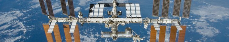 International Space Station, ISS, NASA, Space, Earth, Solar System, Orbits, Orbital Stations, White, Blue, Gold, Brown HD Wallpaper Desktop Background