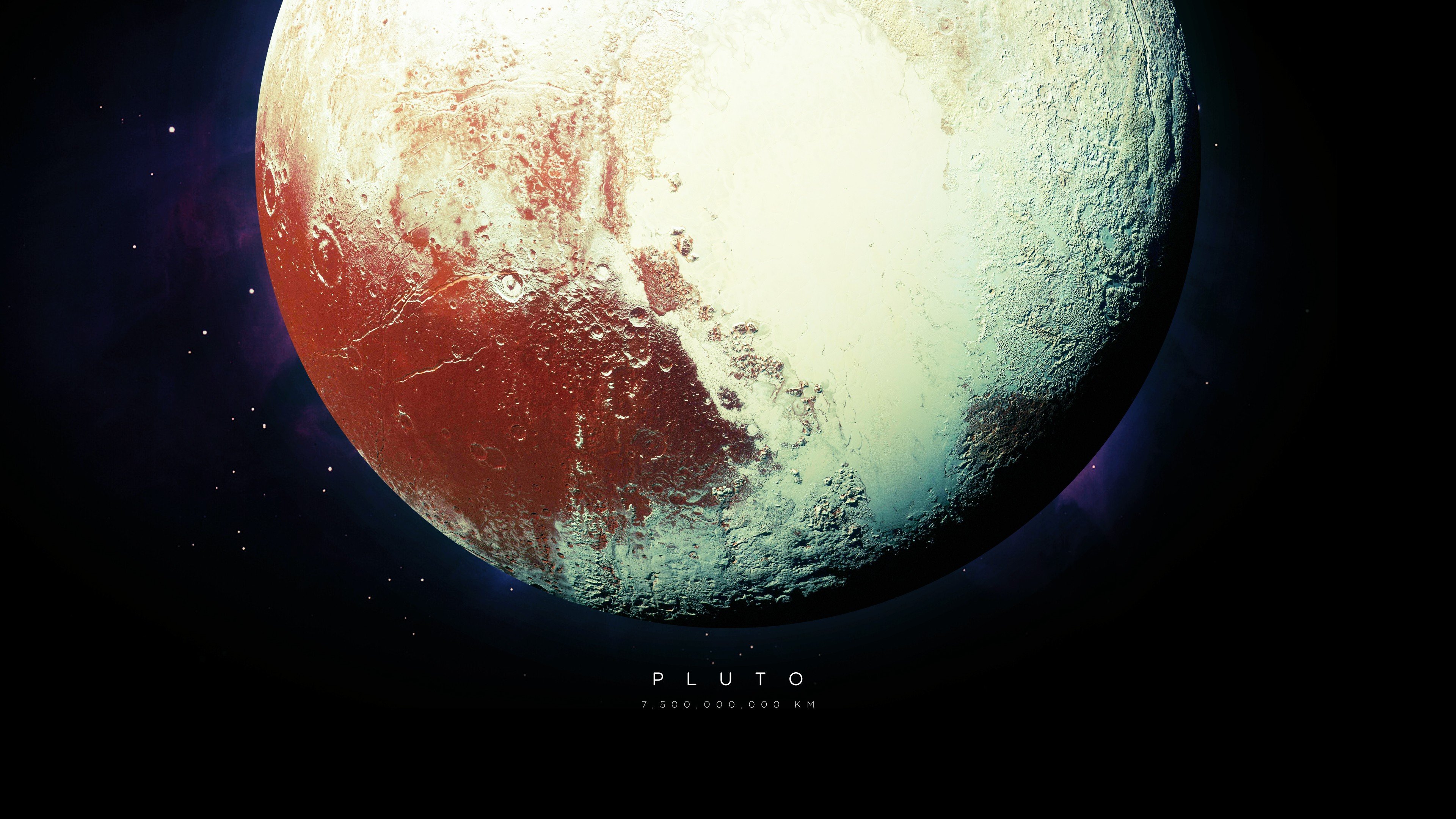Pluto, Universe, Stars, Planet, Space Wallpaper