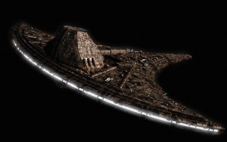 spaceship, Stargate Universe, Destiny (spaceship), Stargate HD Wallpaper Desktop Background