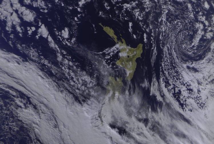 New Zealand, Meteor M N2, Satellite imagery, Space HD Wallpaper Desktop Background