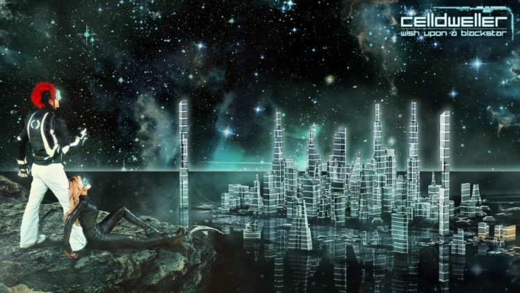 Klayton, City, Space, Science fiction, Wish Upon a Blackstar HD Wallpaper Desktop Background
