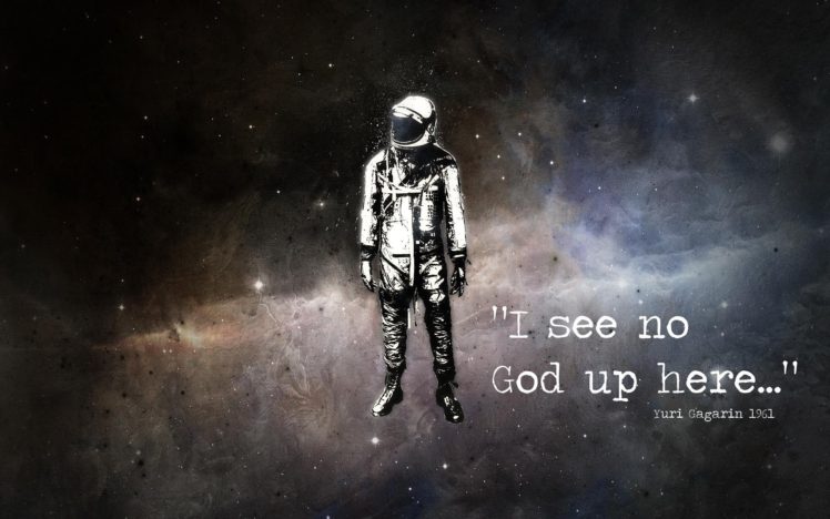 astronaut, Yuri Gagarin, Religion, Space, Quote, Sophistry HD Wallpaper Desktop Background