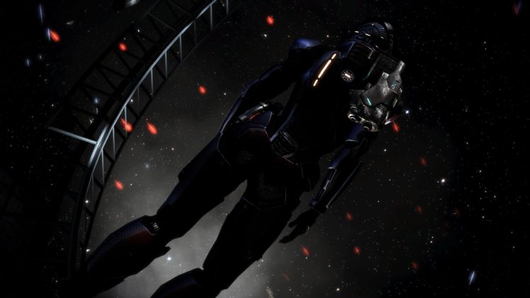 women, Space suit, Space, Mass Effect HD Wallpaper Desktop Background