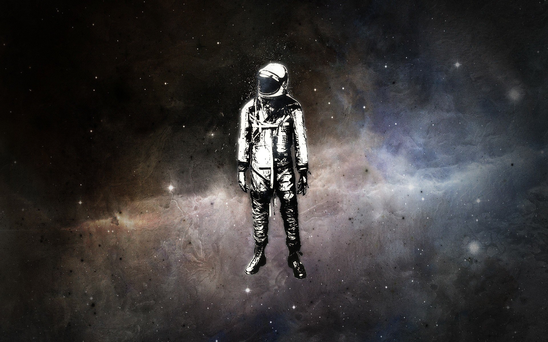 astronaut, Space, Minimalism Wallpaper