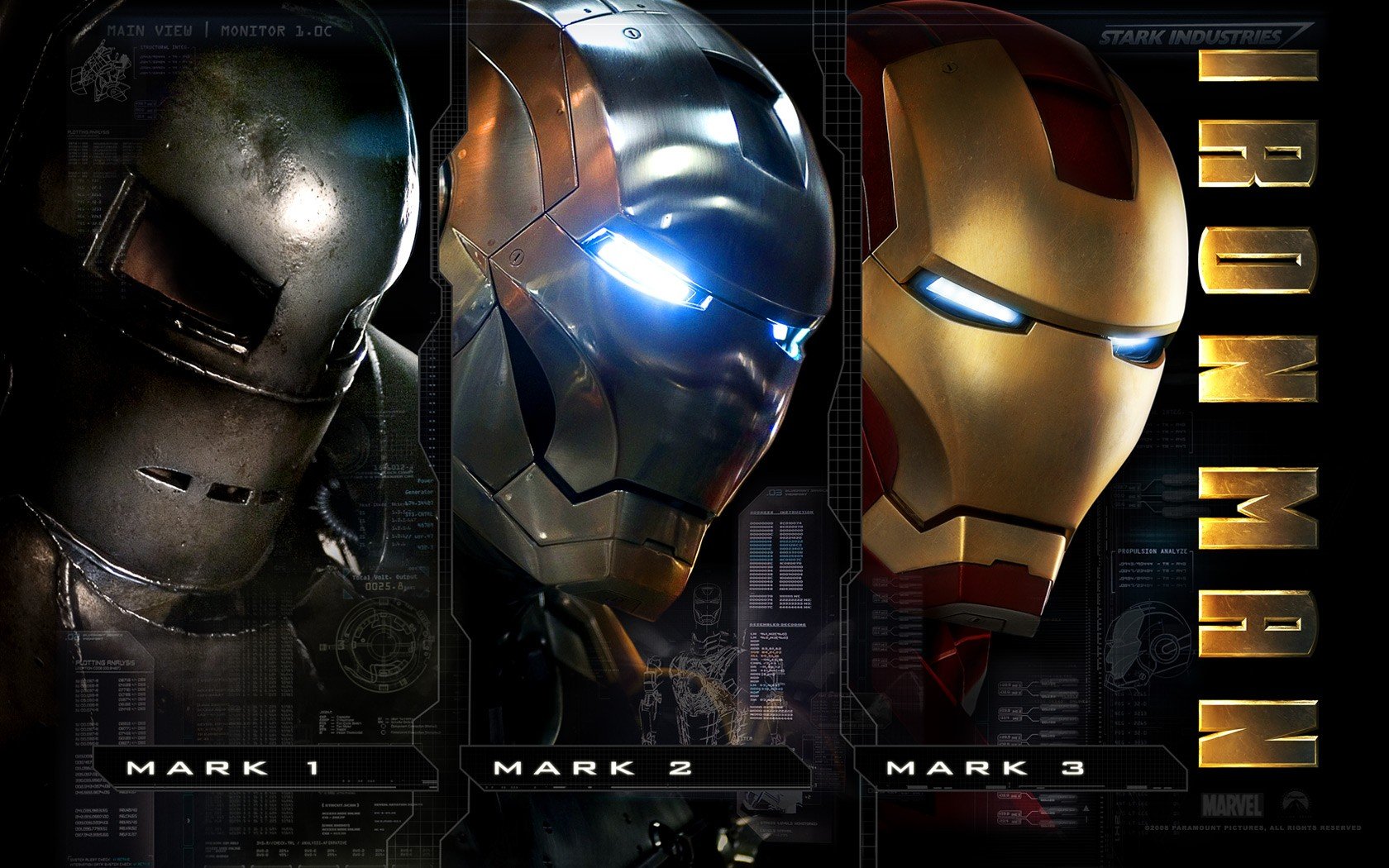 Iron Man, Digital art, Marvel Cinematic Universe Wallpaper