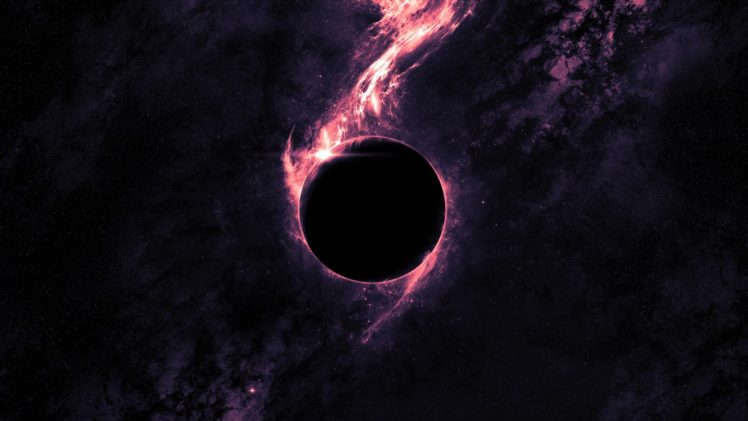 Purple Space Black Holes Galaxy Digital Art Space Art
