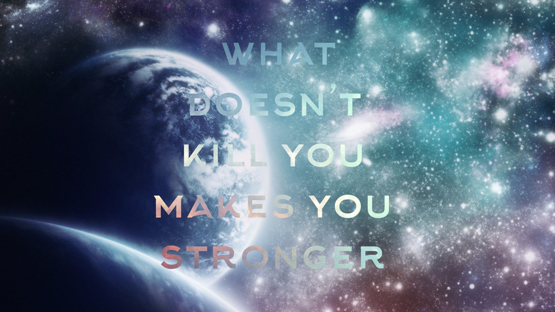 quote, Space Wallpaper