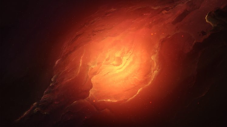 galaxy, Space, Fire HD Wallpaper Desktop Background