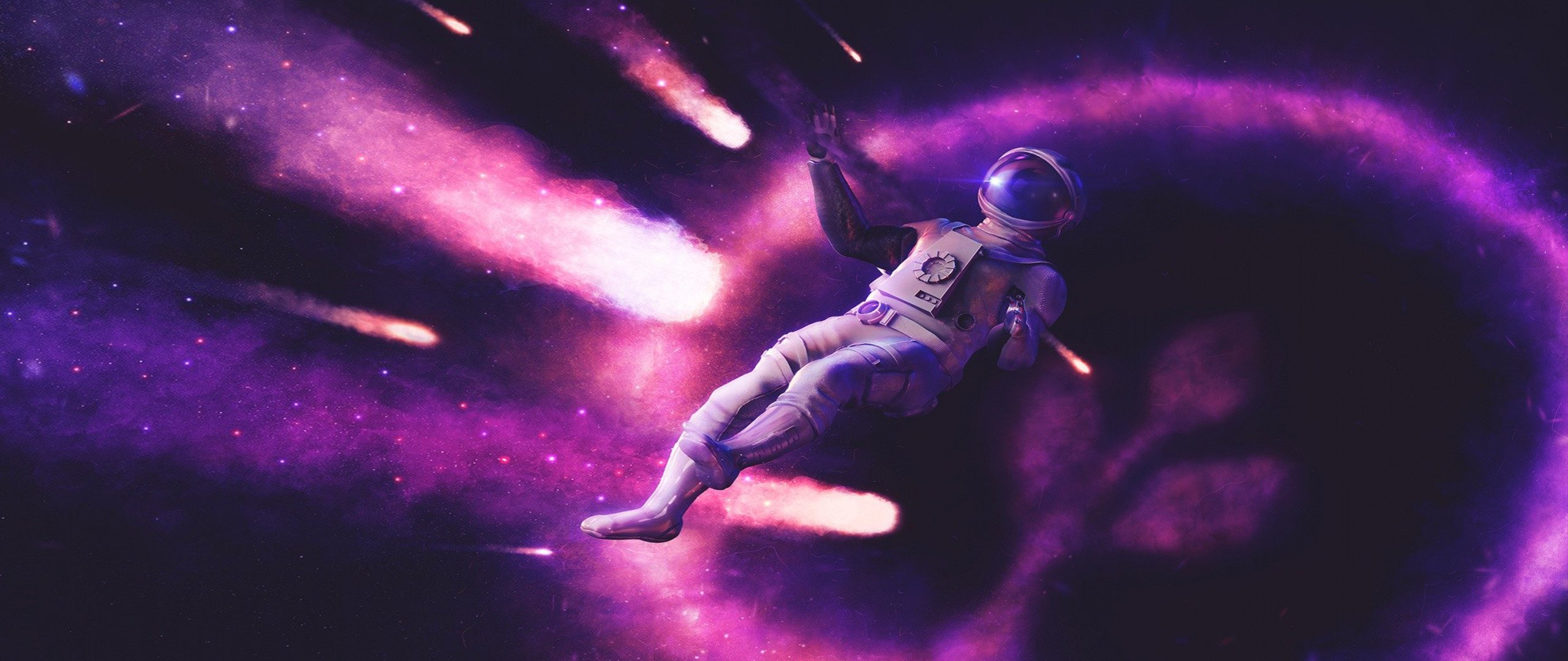 astronaut, Ultra wide, Space, Space art, Science fiction Wallpaper