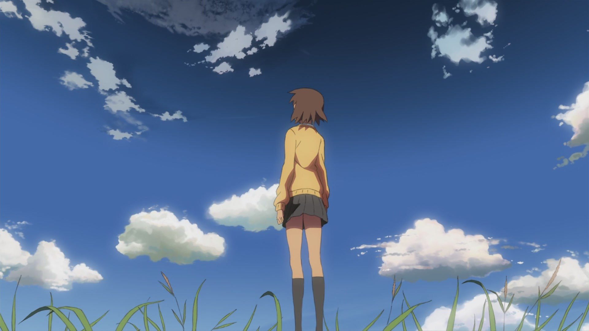 5 Centimeters Per Second, Makoto Shinkai, Clouds, Anime girls Wallpaper