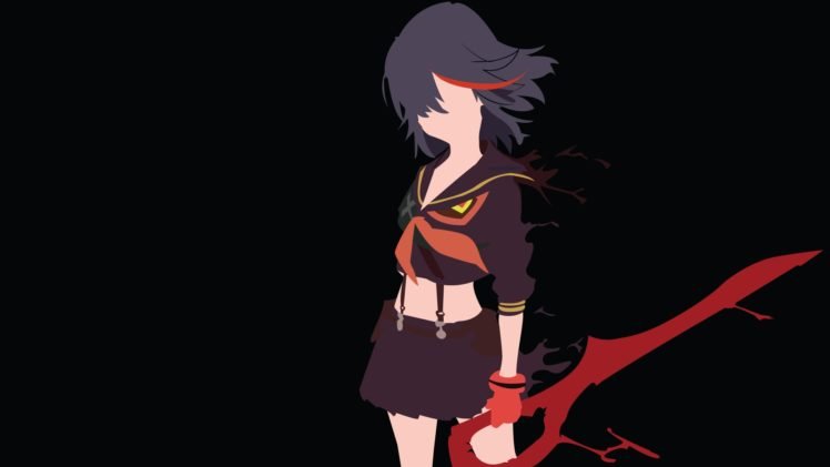Kill la Kill, Matoi Ryuuko, Anime vectors HD Wallpaper Desktop Background