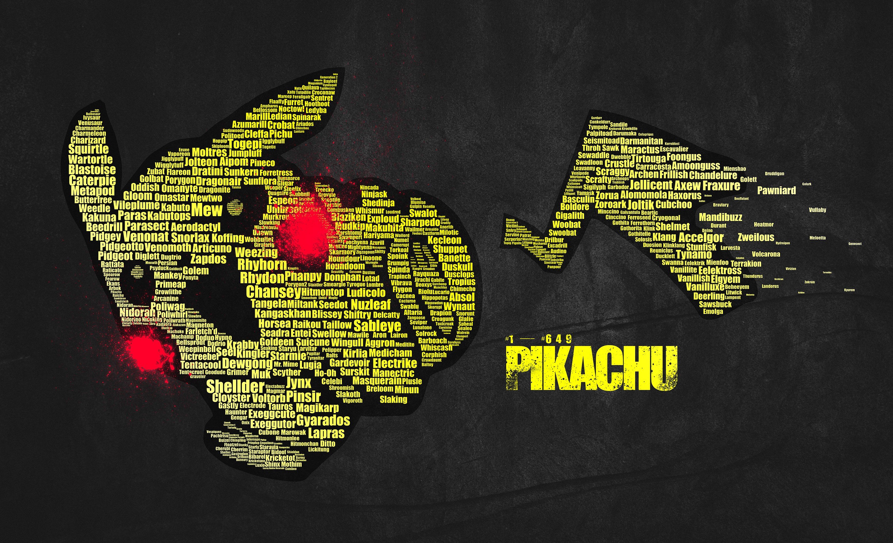 Pikachu, Pokemon First Generation Wallpaper