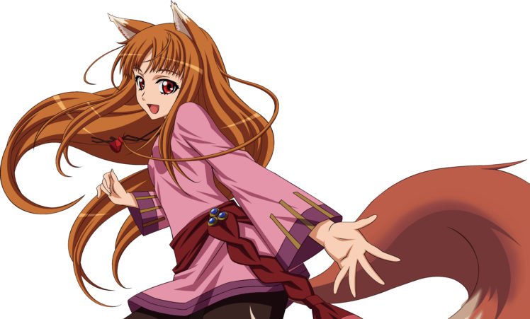 Spice and Wolf, Holo, Anime vectors HD Wallpaper Desktop Background