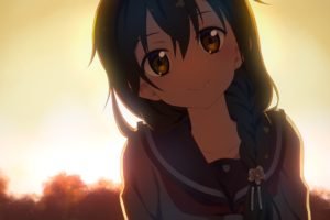 anime girls, School uniform, Original characters, Anime, Braids