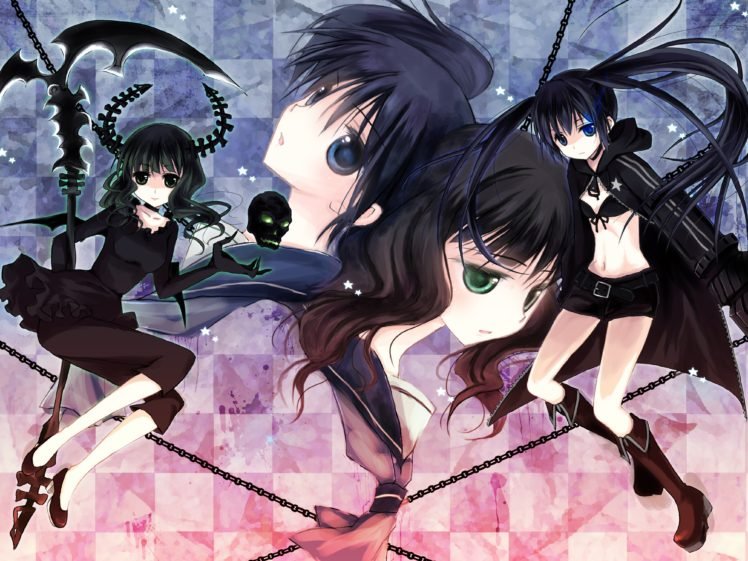 Black Rock Shooter, Anime girls, Anime, Dead Master, Strength (Black Rock Shooter) HD Wallpaper Desktop Background