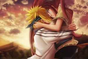 Naruto Shippuuden, Manga, Anime, Namikaze Minato, Uzumaki Kushina, Lovers