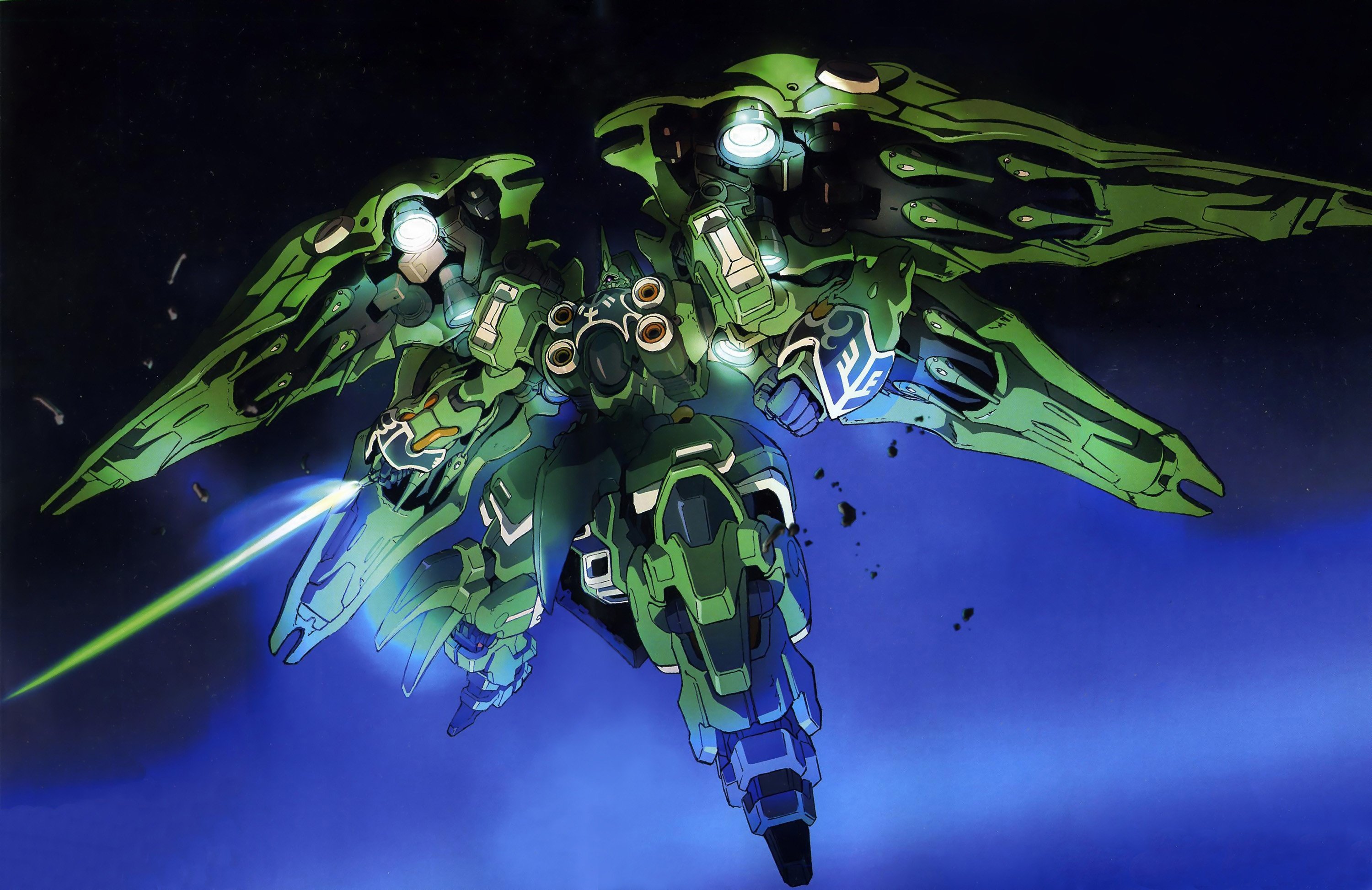 Gundam, Mobile Suit Gundam Unicorn, Kshatriya HD Wallpapers / Desktop