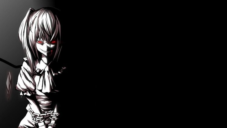 dark, Anime, Touhou, Flandre Scarlet HD Wallpaper Desktop Background