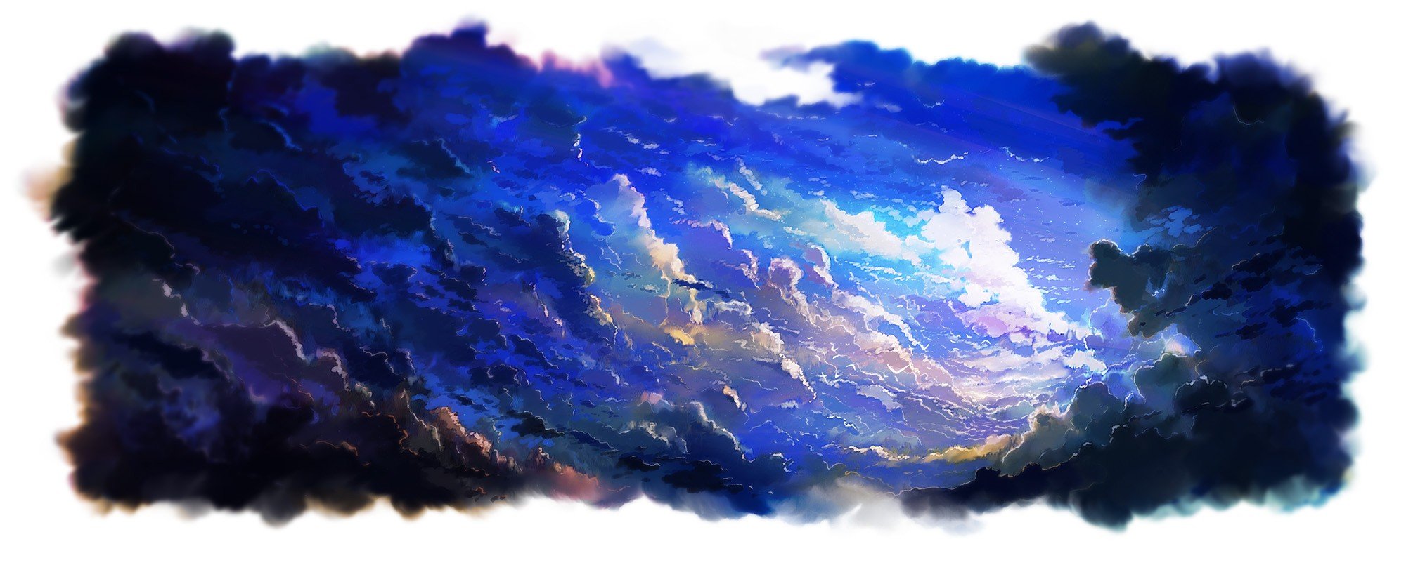 anime, Sky, Clouds, Artwork Wallpaper