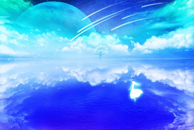 anime, Water HD Wallpaper Desktop Background