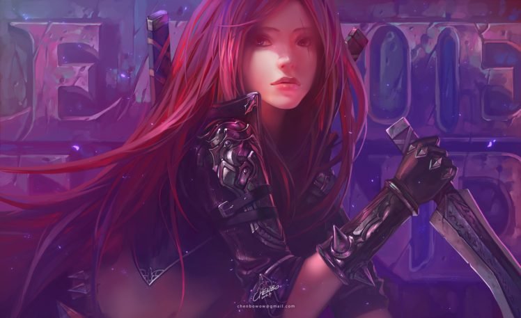 Chenbo, Video games, Katarina, League of Legends HD Wallpaper Desktop Background