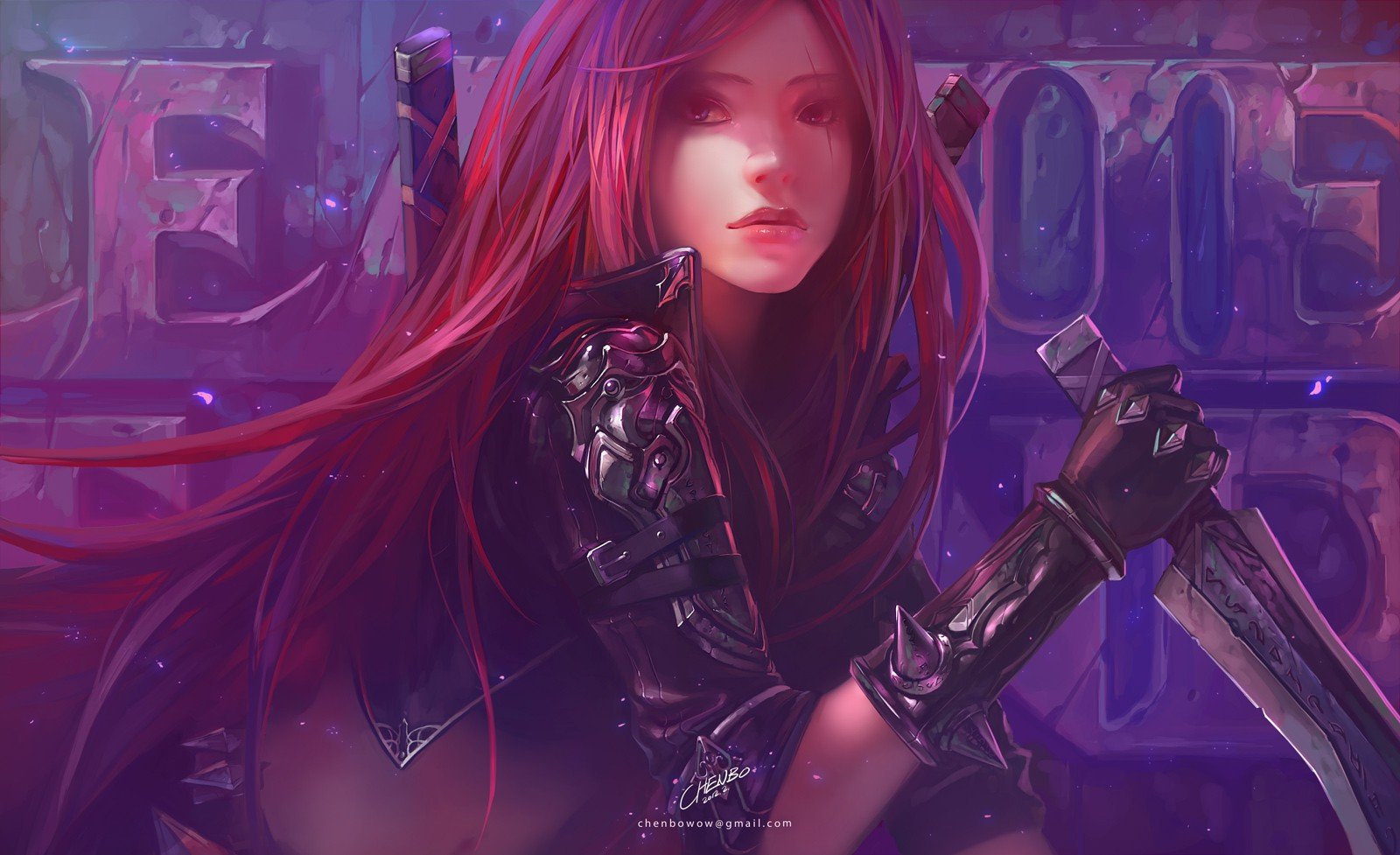 Chenbo, Video games, Katarina, League of Legends Wallpaper