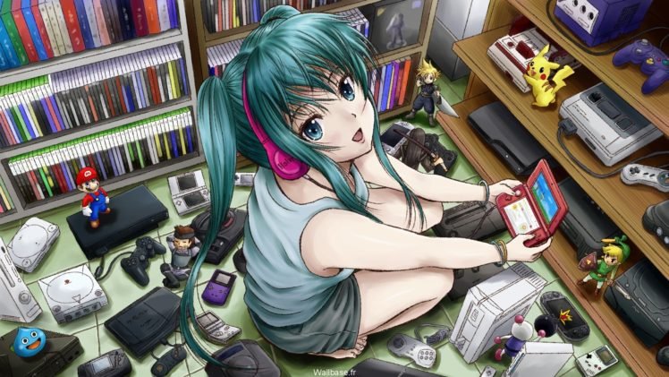 anime, Nintendo, Hatsune Miku, Vocaloid HD Wallpaper Desktop Background