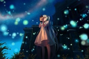 anime, Anime girls, Vocaloid, Hatsune Miku, Landscape