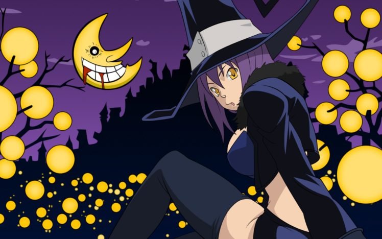 anime girls, Halloween, Soul Eater, Blair, Witch HD Wallpaper Desktop Background