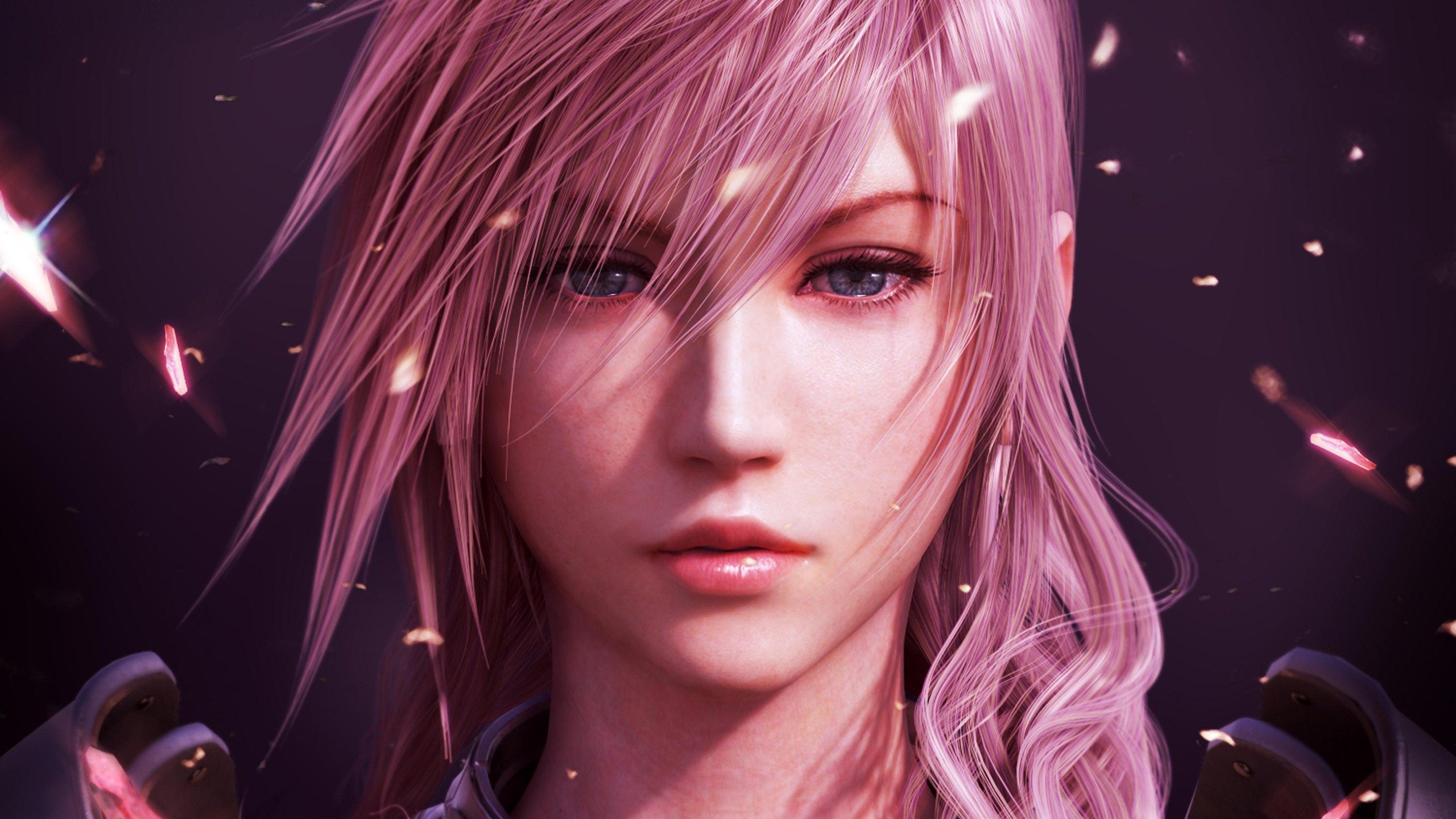 video games, Pink hair Wallpaper
