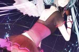 Vocaloid, Hatsune Miku, Venus, Wings, Anime, Anime girls, Sexy