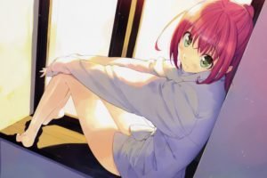 anime, Anime girls, Akizora ni Mau Confetti, Visual novel, Redhead