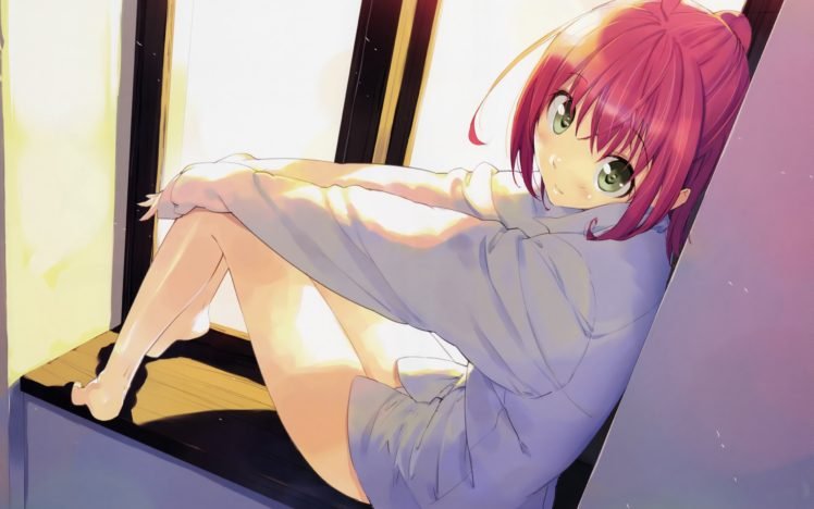 anime, Anime girls, Akizora ni Mau Confetti, Visual novel, Redhead HD Wallpaper Desktop Background