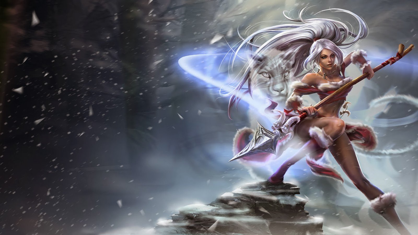 Nidalee, League of Legends, Champions league, Snow bunny nidalee HD Wallpapers / Desktop Mobile Images & Photos