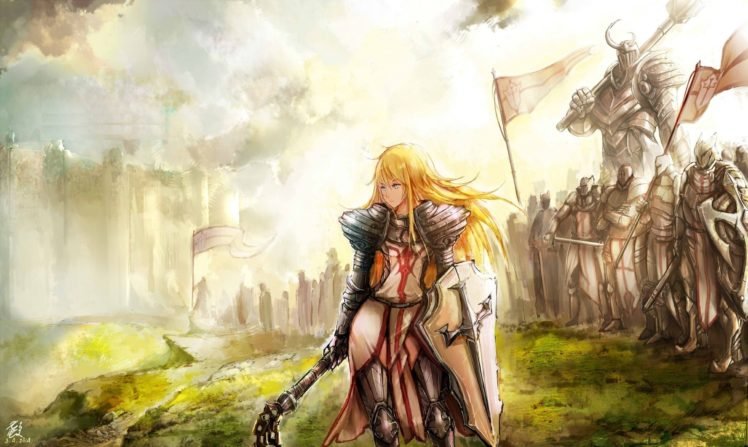 fantasy art, Knights, Diablo III, Armor HD Wallpaper Desktop Background