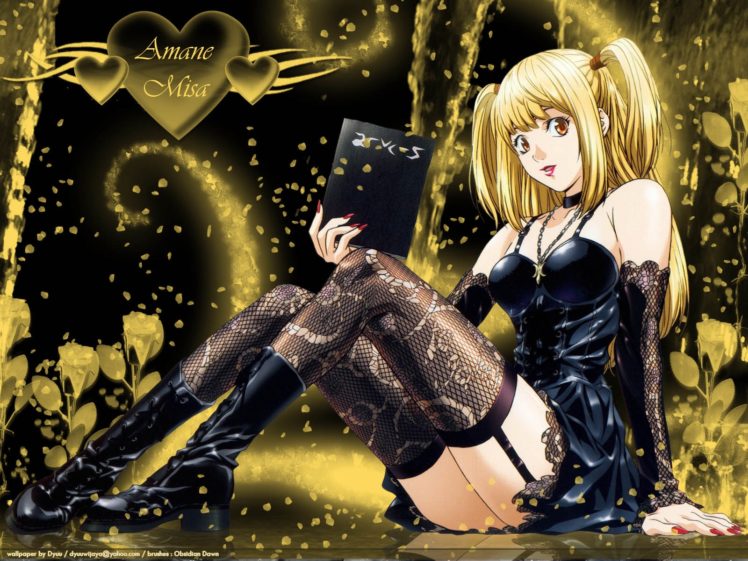 Death Note, Amane Misa HD Wallpaper Desktop Background