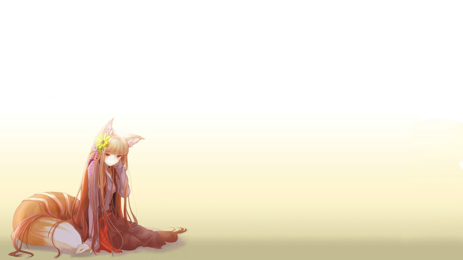 Spice and Wolf, Holo, Anime girls Wallpaper