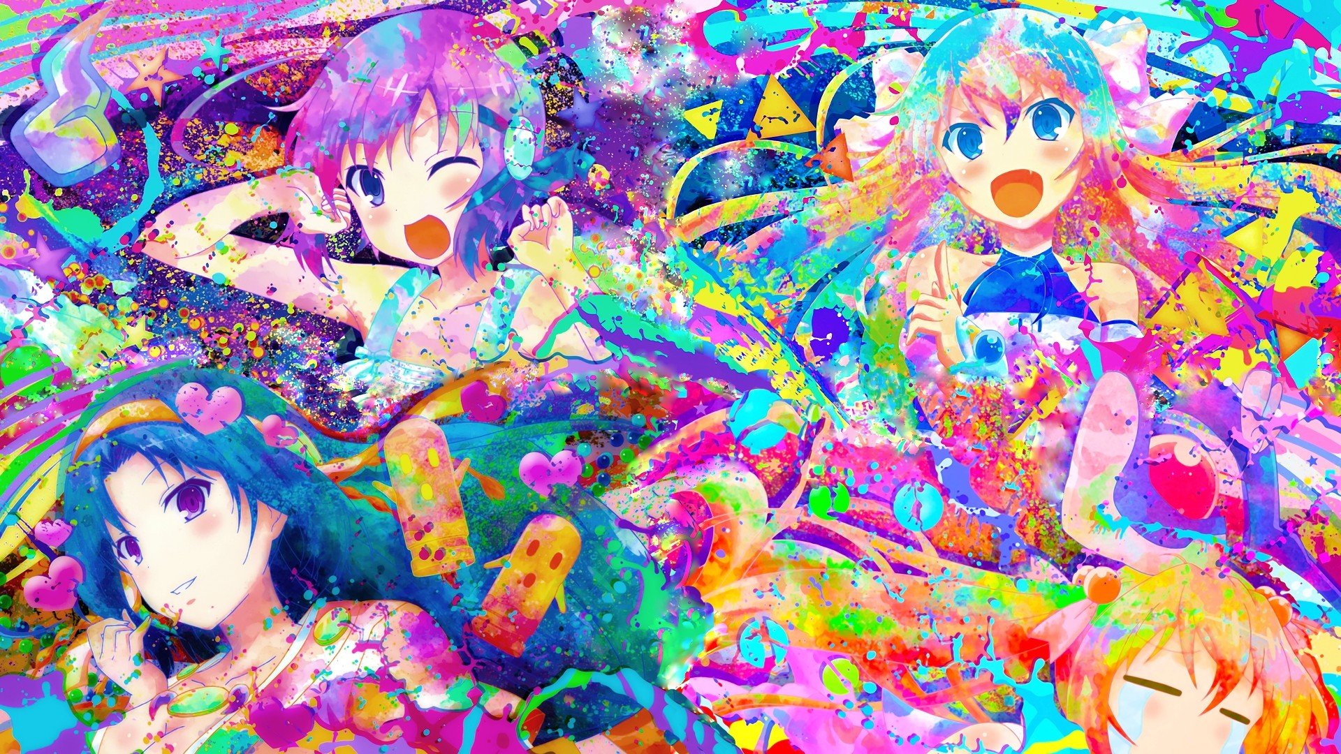 anime, Colorful, Rokujouma no Shinryakusha Wallpaper