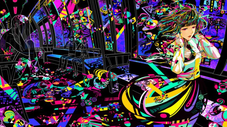 anime, Colorful, Original characters HD Wallpaper Desktop Background