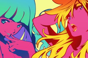 anime, Colorful, Panty and Stocking with Garterbelt, Anarchy Panty, Anarchy Stocking