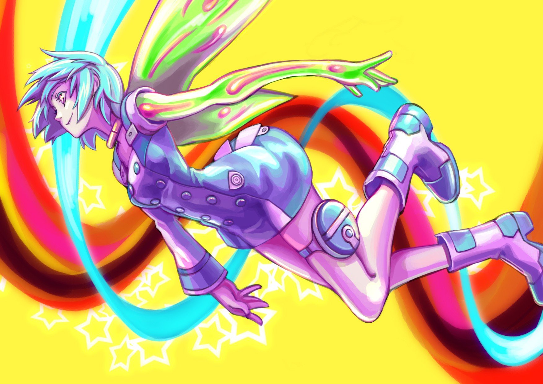 anime, Colorful, Eureka Seven, Eureka (character) Wallpaper